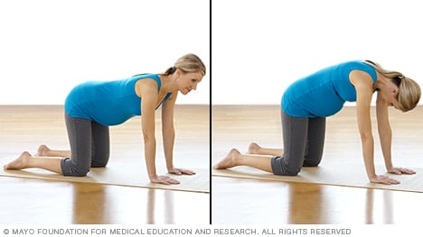 Pregnancy stretches - Mayo Clinic