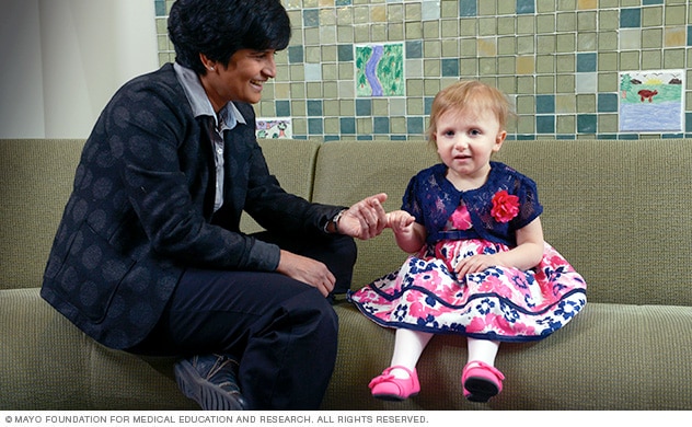 Pediatric cancer doctors provide special care for children with brain tumors.