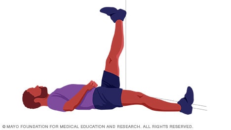 Hamstring stretch - Mayo Clinic